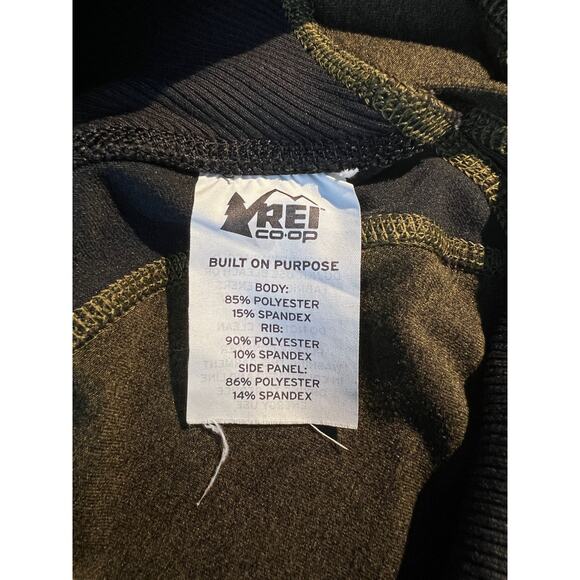 Rei Leggings Active Pursuits Capri Green Athletic Run Gorpcore Hiking Outdoor - Picture 6 of 6